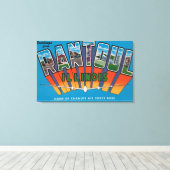 Toile Rantoul, Illinois - Scènes de grandes lettres (Insitu (Plancher de Bois))