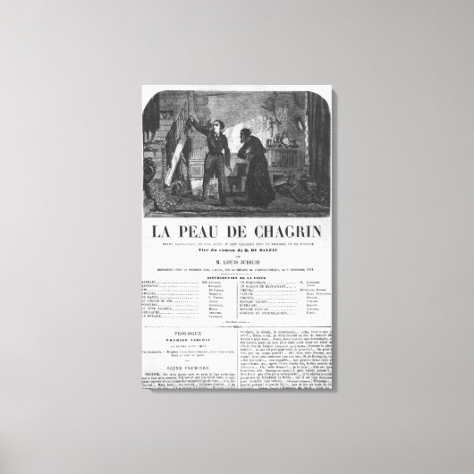 Toile Raphael de Valentin et le commerçant (Recto)