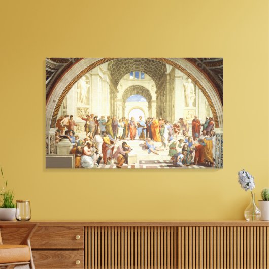 Toile RAPHAEL - L'école d'Athènes 1512 (Insitu(Salon))