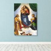 Toile Raphael Sistine Madonna (Insitu (Plancher de Bois))