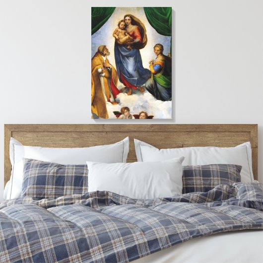 Toile Raphael Sistine Madonna (Insitu(Chambre))