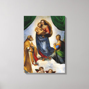 Toile Raphael Sistine Madonna