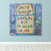 Toile rappel quotidien (Insitu (Plancher de Bois))