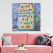 Toile rappel quotidien (Insitu(Salon))