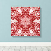 Toile Raspberry Mandala (Insitu (Plancher de Bois))