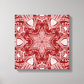 Toile Raspberry Mandala (Recto)
