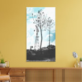 Toile Rassembler les cônes de pin (Insitu(Salon))