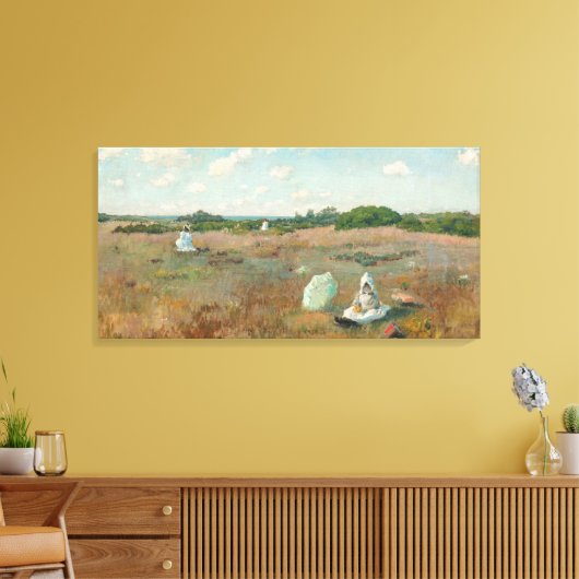 Toile Rassembler les fleurs d'automne, 1894-5 (huile sur (Insitu(Salon))