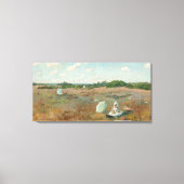 Toile Rassembler les fleurs d'automne, 1894-5 (huile sur (Recto)