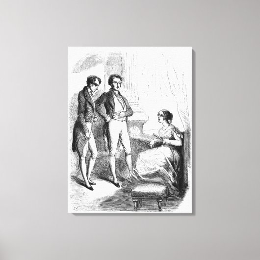 Toile Rastignac présenté à Madame de Nucingen (Recto)