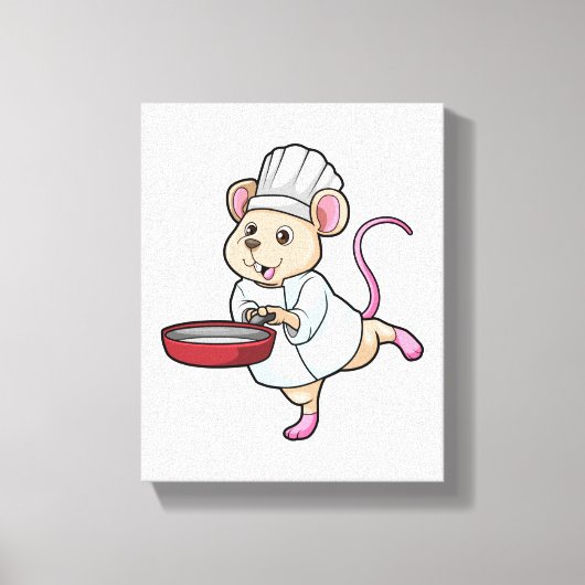 Toile Rat comme Cuire avec Pan & Cuisine casquette (Recto)
