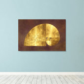 Toile Ratio d'or, spirale de Fibonacci (Insitu (Plancher de Bois))