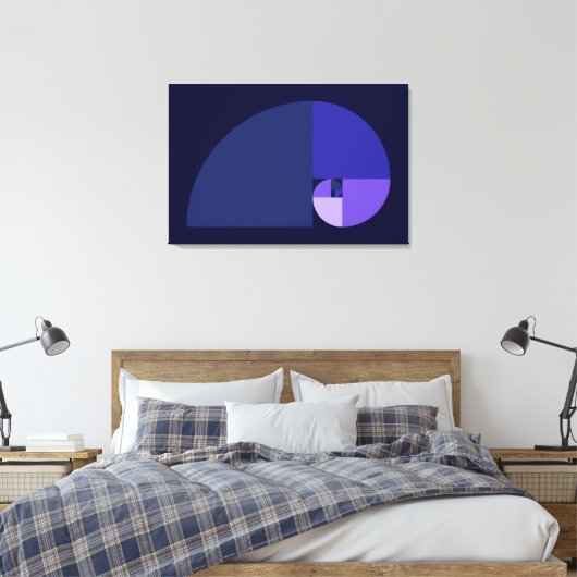 Toile Ratio d'or, spirale de Fibonacci (Insitu(Chambre))