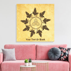 Toile Ravens Circle Dance