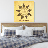 Toile Ravens Circle Dance (Insitu(Chambre))