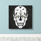Toile Ravens Skull Skeleton Wall Art Décor (Insitu (Plancher de Bois))