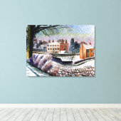 Toile Ravilier - Vicarage en hiver, (Insitu (Plancher de Bois))