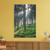 Toile Rayons de soleil dans la Forêt-Noire (Insitu(Salon))