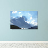 Toile rayons et nuages (Insitu (Plancher de Bois))