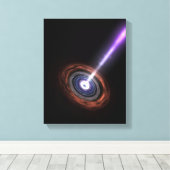 Toile Rayons gamma dans les noyaux galactiques (Insitu (Plancher de Bois))