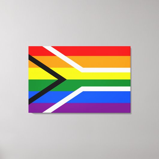 Toile Rayures arc-en-ciel (Recto)