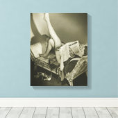 Toile Reading Magazine (Insitu (Plancher de Bois))