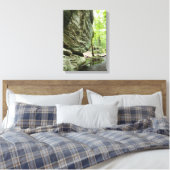 Toile Real Nature Canvas Print | Misty Forest Home Decor (Insitu(Chambre))