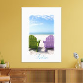 Toile Réalisation au bord de la plage (Insitu(Salon))