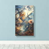 Toile Réalités Brisées (Insitu (Plancher de Bois))