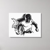 Toile Rebel, Molotov Cocktail, Riots, Communist Style (Recto)