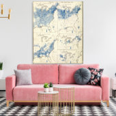 Toile Recensement de la population des États-Unis (Insitu(Salon))