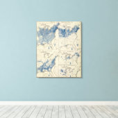 Toile Recensement de la population des États-Unis (Insitu (Plancher de Bois))