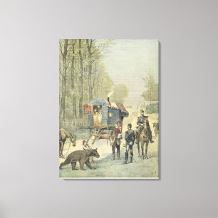 Toile Recensement des voyageurs en France
