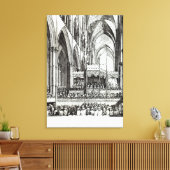 Toile Réception à la commémoration de Handel (Insitu(Salon))