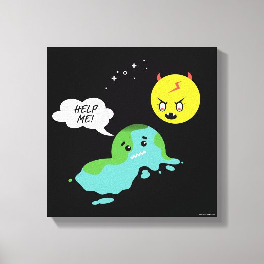 Toile Réchauffement climatique (Recto)