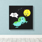 Toile Réchauffement climatique (Insitu (Plancher de Bois))