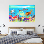 Toile Récif coloré de Ningaloo (Insitu(Chambre))