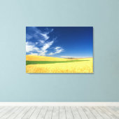 Toile Récolte de blé sur le Palouse dans l'est (Insitu (Plancher de Bois))