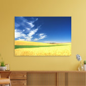 Toile Récolte de blé sur le Palouse dans l'est (Insitu(Salon))