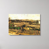 Toile Récolte en Provence Montmajour par Vincent van Gog (Recto)