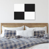 Toile Rectangles noir et blanc (Insitu(Chambre))