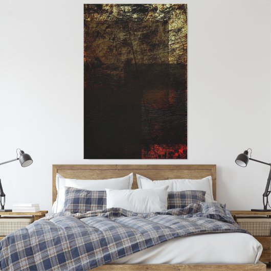 Toile Rectangles rustiques (Insitu(Chambre))
