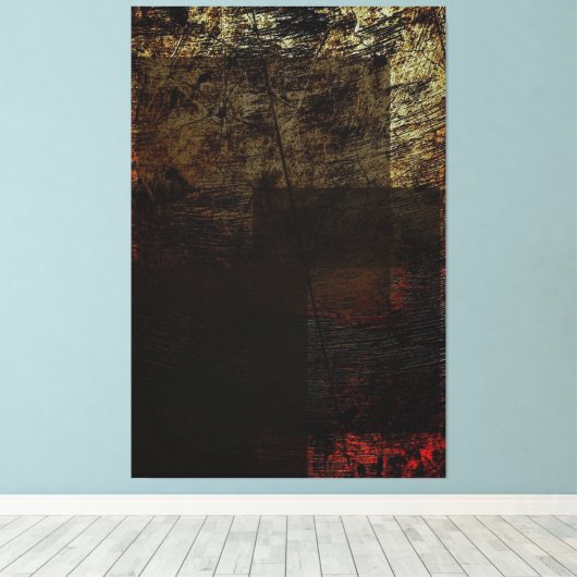 Toile Rectangles rustiques (Insitu (Plancher de Bois))