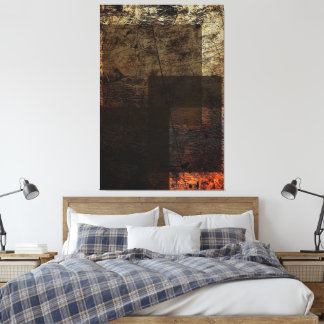 Toile Rectangles rustiques
