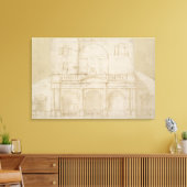 Toile Recto : Design architectural (Villa Madama) (Insitu(Salon))