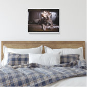 Toile Récupérateur de chocolat Labrador (Insitu(Chambre))