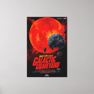 Toile Red Burning Graveyard Planet