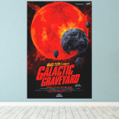 Toile Red Burning Graveyard Planet (Insitu (Plancher de Bois))