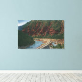 Toile Red Canyon, Colorado (Insitu (Plancher de Bois))