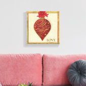 Toile Red Christmas DouCor Hope (Insitu(Salon))